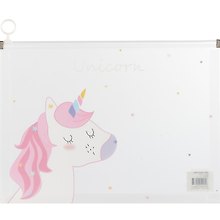 Папка на молнии A4 «Unicorn», с расширением, в ассортименте