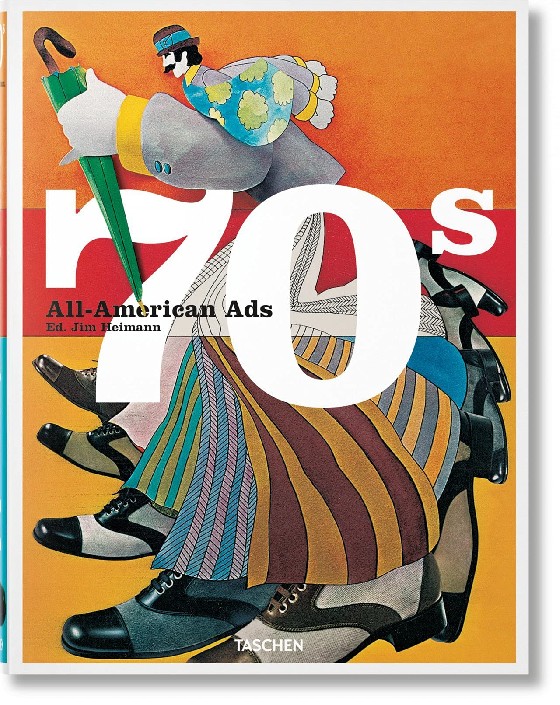 Обложка книги «All-american Ads of the 70s»