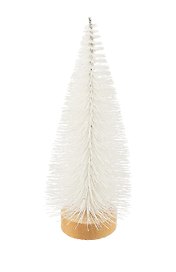 Новогоднее украшение Елка (серебряная) (15см) (12-09270-N50)