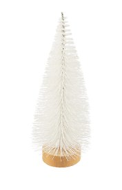 Новогоднее украшение Елка (серебряная) (15см) (12-09270-N50)