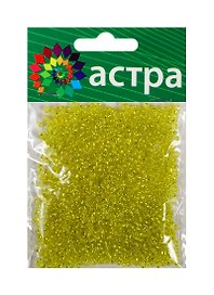 Набор д/творчества АСТРА Бисер 11/0 20гр 30 желтый