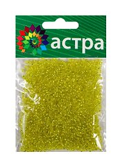 Набор д/творчества АСТРА Бисер 11/0 20гр 30 желтый