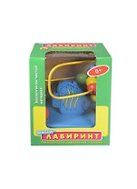 Игрушка дерев. Мини-лабиринт Рыбка (ИД-2099) (10,5х13,5х7) (Рыжий кот) (коробка)