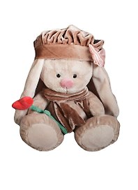 Мягкая игрушка Зайка Ми с цветочком (23см) (SidM-020)
