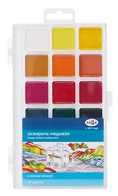 Краски акварельные 18 цветов "Классические", Гамма