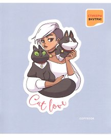 Тетрадь общая «Girl style», 48 листов в клетку, A5, в ассортименте - Listoff