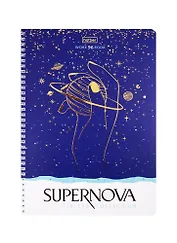 Тетрадь в клетку Hatber, Supernova, А4, 96 листов, в ассортименте