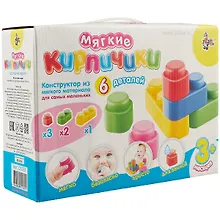 Мягкий конструктор «Мягкие кирпичики» 6 деталей, Десятое королевство