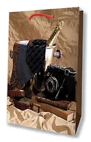 Бумажный пакет с глянцевой ламинацией (26х33х13) (12704) (Феникс-Презент)