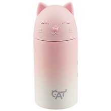 Термос Котик с ушками градиент (металл) (320мл) (12-08062-3010)