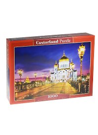 Пазлы 1000 C-103355 Храм Христа Спасителя Москва (68х47см) (Castorland)