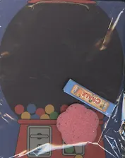 Доска для рисования Жвачки (мел+губка) (652489) (64SN-20990) (упаковка)