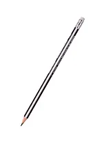 Карандаш Erich Krause, Megapolis, чернографитный HB с ластиком