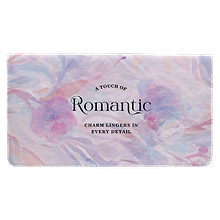 Планинг дат. 2027г. А6 64л 160*90 "Romantic" сиреневый, иск.кожа, интегр.переплет, тисн.фольгой, ляссе, горизонт.карманный, скругл.углы