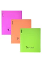 Тетрадь 48л кл. ТЕМА "Neon. Биология"  пласт.обл., ассорти, ErichKrause