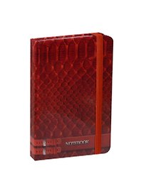 Записная книжка А6 80л "ФАКТУРА/КЛЕТКА", офсет, 7БЦ, гл.лам., на резинке, Феникс