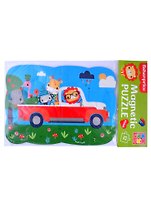 Пазлы на магните Fisher-Price "Веселая поездка" 12 элементов