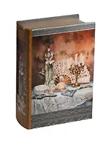 Шкатулка-книга сейф МДФ Дамский будуар (39518) (17х11х5)