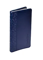 Записная книжка А6 96л "Dolce Vita" синяя, кож.зам., мягк.переплет, 2 ляссе ,внутр.карман, IN FOLIO