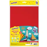 Цветной фетр А4, 10 ярких цветов, ЮНЛАНДИЯ