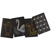 Тетрадь общая «Black Flamingo», 28 листов без линовки, A5, в ассортименте - 2