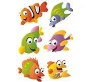 Декоративная наклейка Рыбки (нц170)