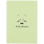 Записная книжка «Кот» А6+, 56 листов в линейку, Феникс+ - 0