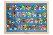 Step puzzle Веселая азбука Азбука в картинках (игра из дерева) 89002