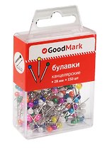 Булавки 150 штук 28 мм, в ассортименте, GoodMark