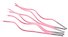 Набор свечей для торта Pink Wave (волны розовые) (6шт) (17см) (12-7color-candle_18) - 2