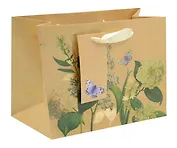 Пакет A5 18*23*10 "Садовые цветы" жен., бум.мат.ламинат