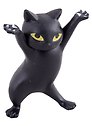 Держатель Котик (6см) (пластик) (12-9412-cat)