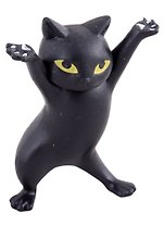 Держатель Котик (6см) (пластик) (12-9412-cat)