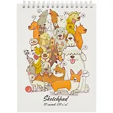 Скетчбук «Весёлая компания, 80 листов, А4