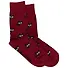 Дизайнерские носки St.Friday Socks,бордо, B20-4/2.19 - 0