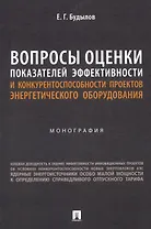Вопросы оценки показателей эффективности и конкурентоспособности проектов энергетического оборудования. Монография.