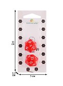 Классный набор: Двадцатки. Кубик d20 2 шт. Для нард и настольных игр - 1