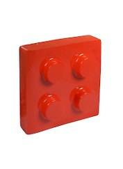 Блокноты "Конструктор" 4 красный  8*8 см красные листы (002874) (Карамба)