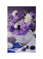 Картина для раскрашивания по номерам "Букет", 30x50 см