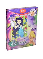 Набор для росписи по холсту Фея Серебрянка (Disney Феи) (53723) (24х18см) (Делай с мамой) (7+) (коробка)