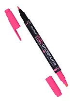 Текстовыделитель MunHwa, Twin UnderLine, двухсторонний розовый 0,5 мм