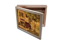 Ключница из бука Парижское кафе (20х25) Gift'n'Home (Kbox-Cafe)