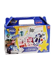 Игра настольная, т.м. Robocar, Собирайка в чемоданчике 02352