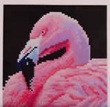 Алмазная мозаика ТМ Рыжий кот 20х20 (блест.), 17цв. Фламинго AS20036