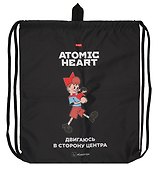 Мешок для сменной обуви «Atomic Heart», 1 отделение, петля для подвеса, 41X49см - 1