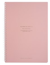 Тетрадь общая «Flora. Розовый», 96 листов в клетку, А4 - Be Smart