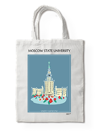 Сумка-шоппер МГУ (Москва) (35х40) (TBG00-MSK0016-SR-EN)