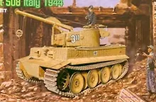 ЗВ Танк Bergepanzer Tiger I spzabt 508 Italy 1944 (7210) (1:72) (коробка)