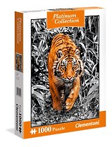 Пазл Clementoni 1000 эл. Платиновая коллекция Тигр 50*69см.