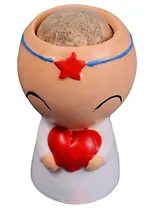 Сувенир растущая травка ангелочек 4 вида (8х4,7) (643031)